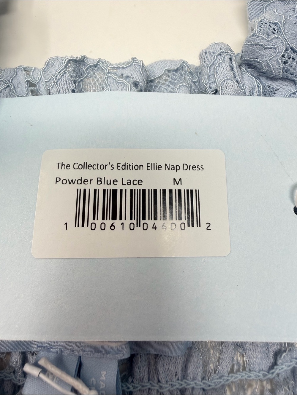 Hill House NWT The Collector's Edition Lace Ellie Nap Dress Blue Lace Size M - Picture 7 of 10